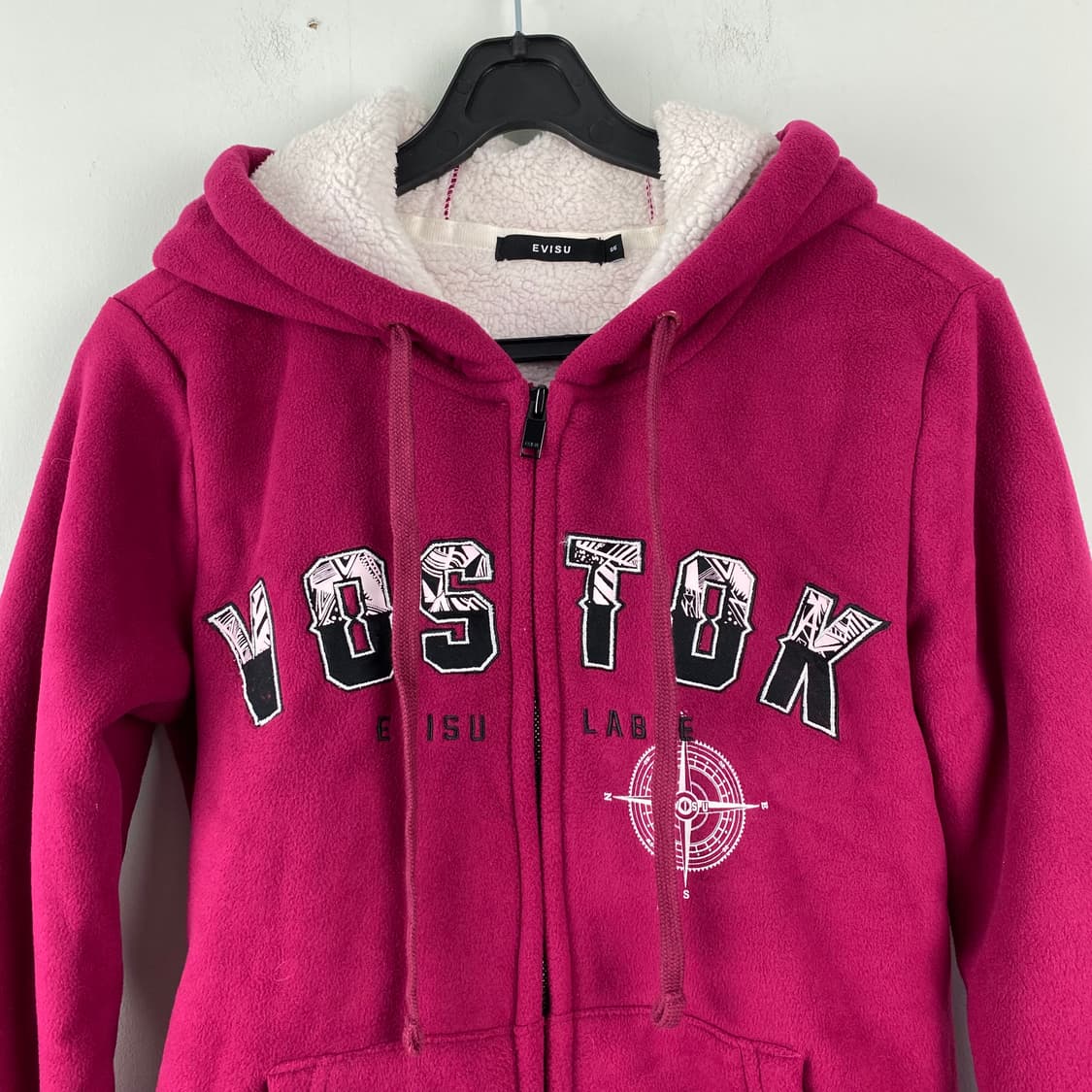 evisu 에비수 기모 후드집업 XS 상품이미지3