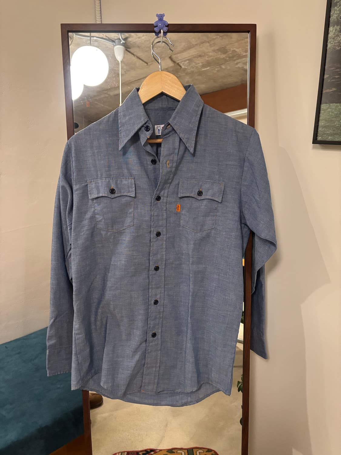 리바이스 오렌지탭 샴브레이셔츠 상품이미지2