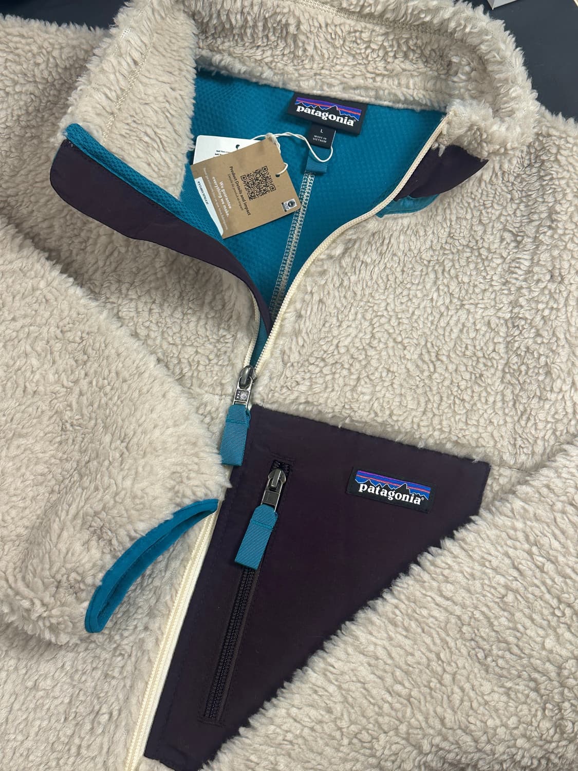 파타고니아 레트로 X  옵시디언 플럼 상품이미지1