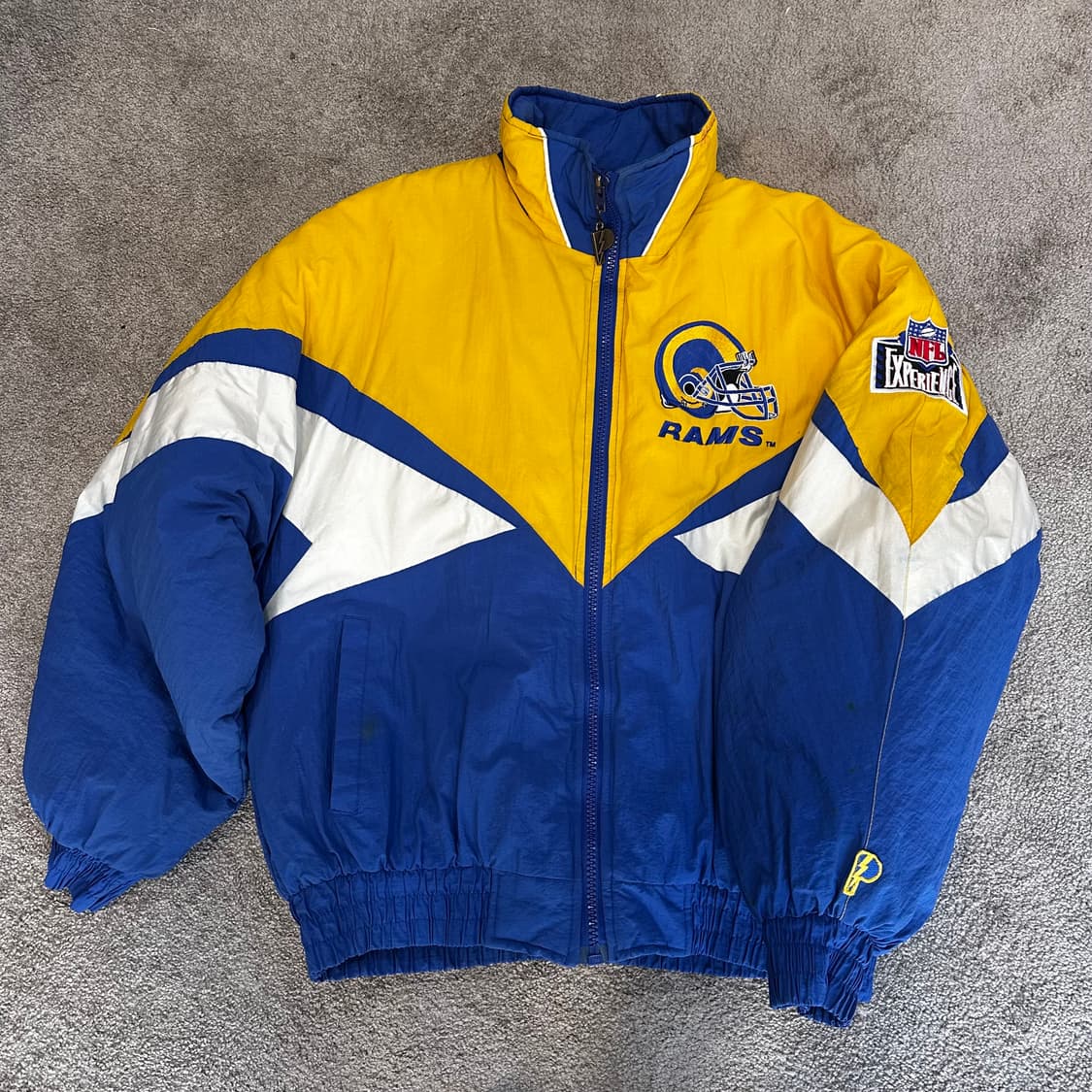 90s pro line 로스앤젤레스 램스 NFL 패딩 자켓L 상품이미지2