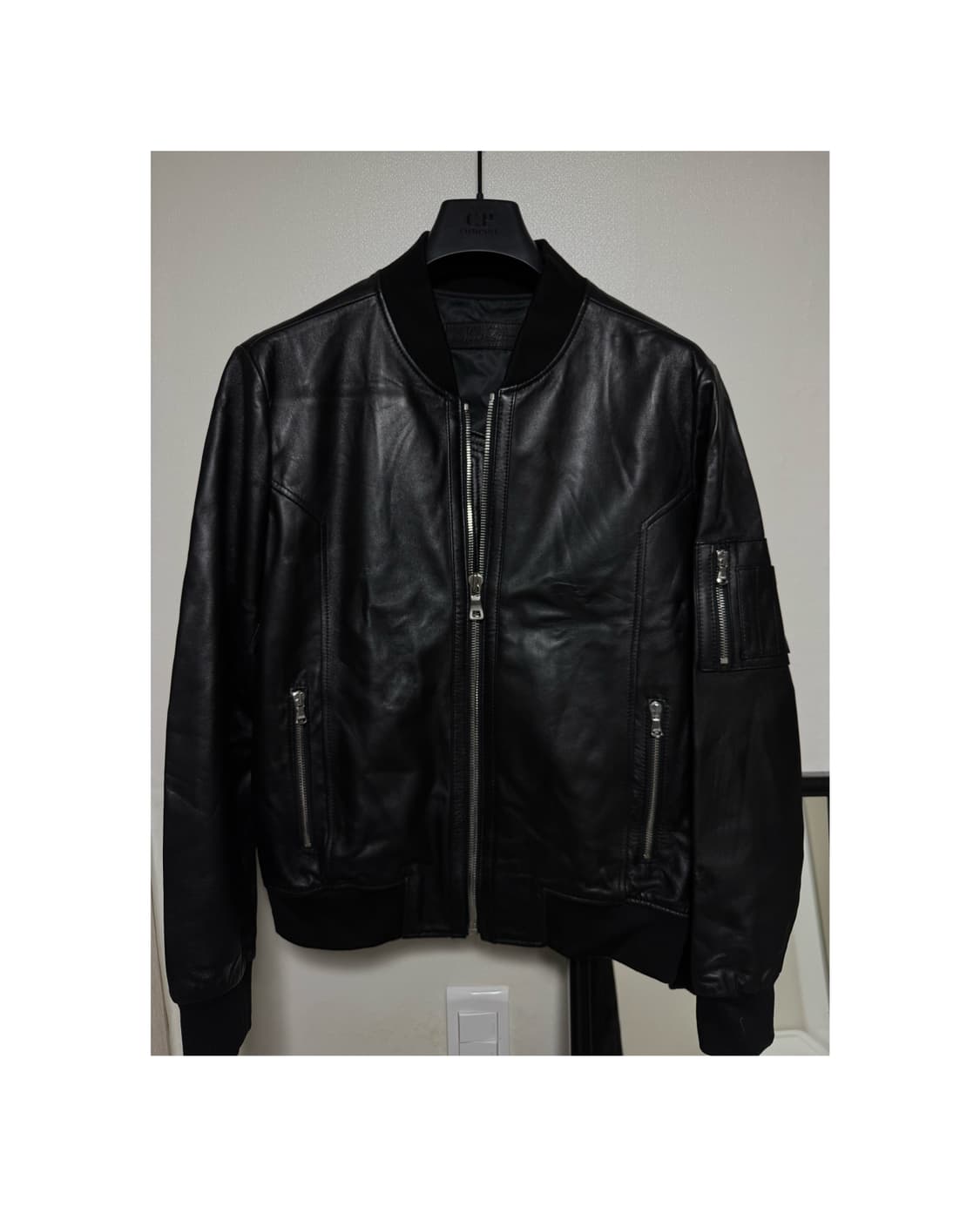 느와르라르메스 램레더 봄버 상품이미지1