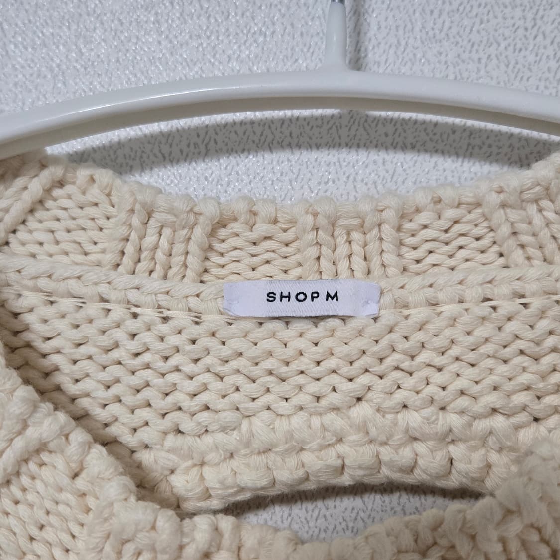 샵엠 백서클 코튼 니트 / 여성 니트/ 여자 니트 상품이미지2