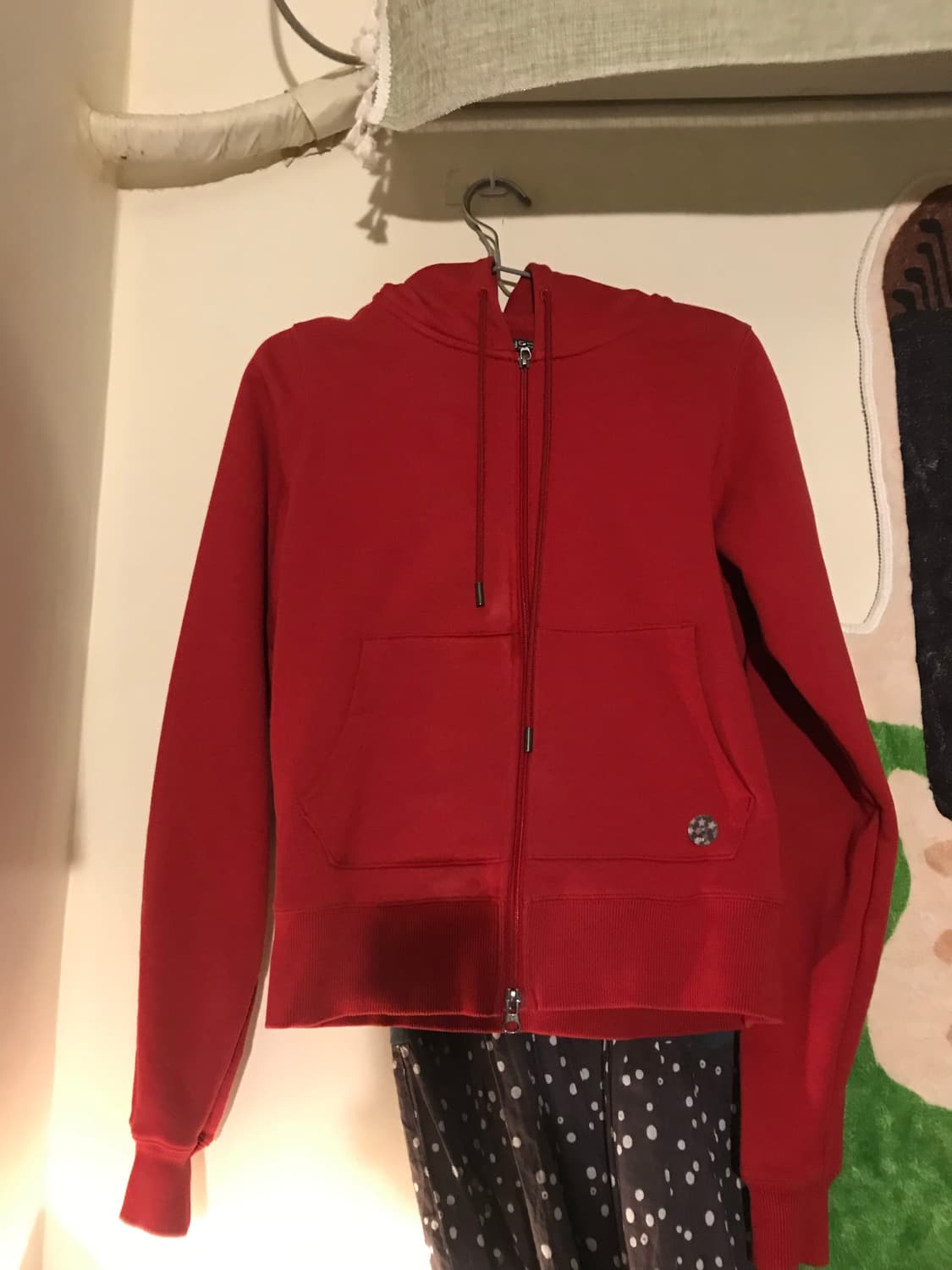 COYSEIO 038 Cozy Hood Zip-Up Red 상품이미지2