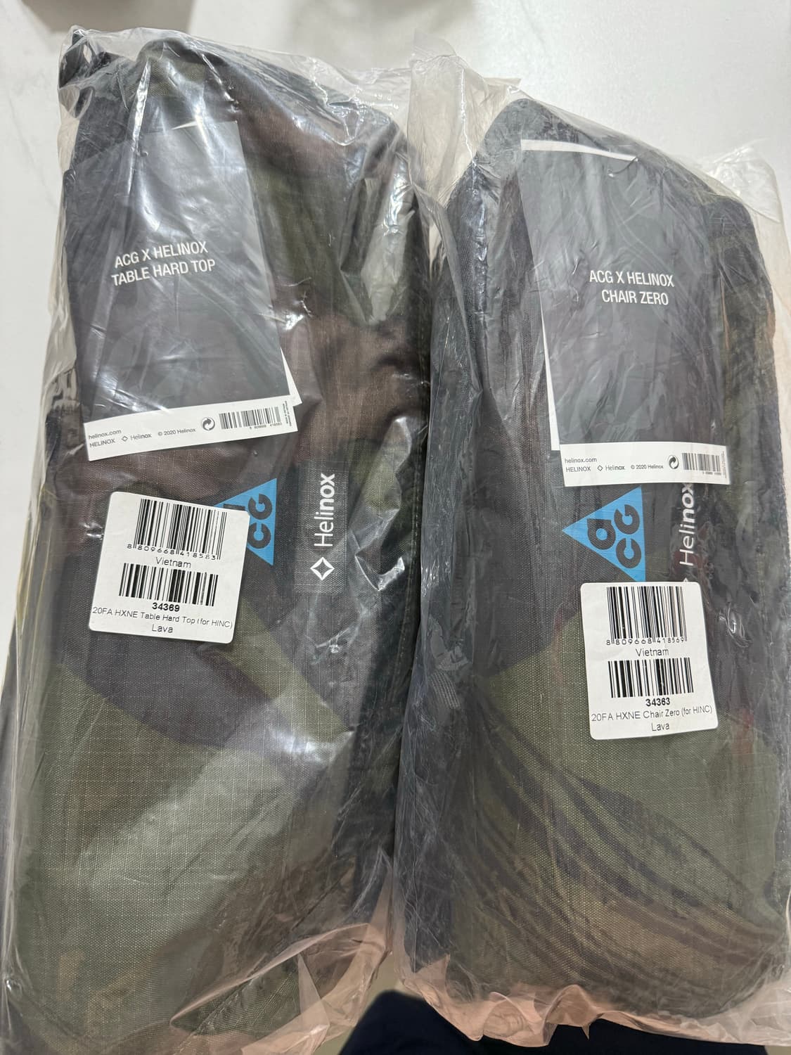 헬리녹스 acg 테이블 의자 새상품 상품이미지1