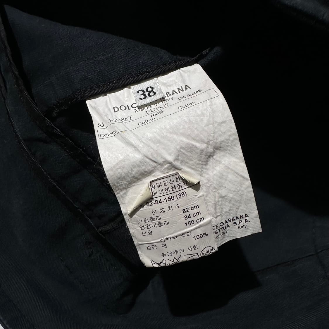 (매장판) 돌체 앤 가바나 코튼 더블 자켓 상품이미지9