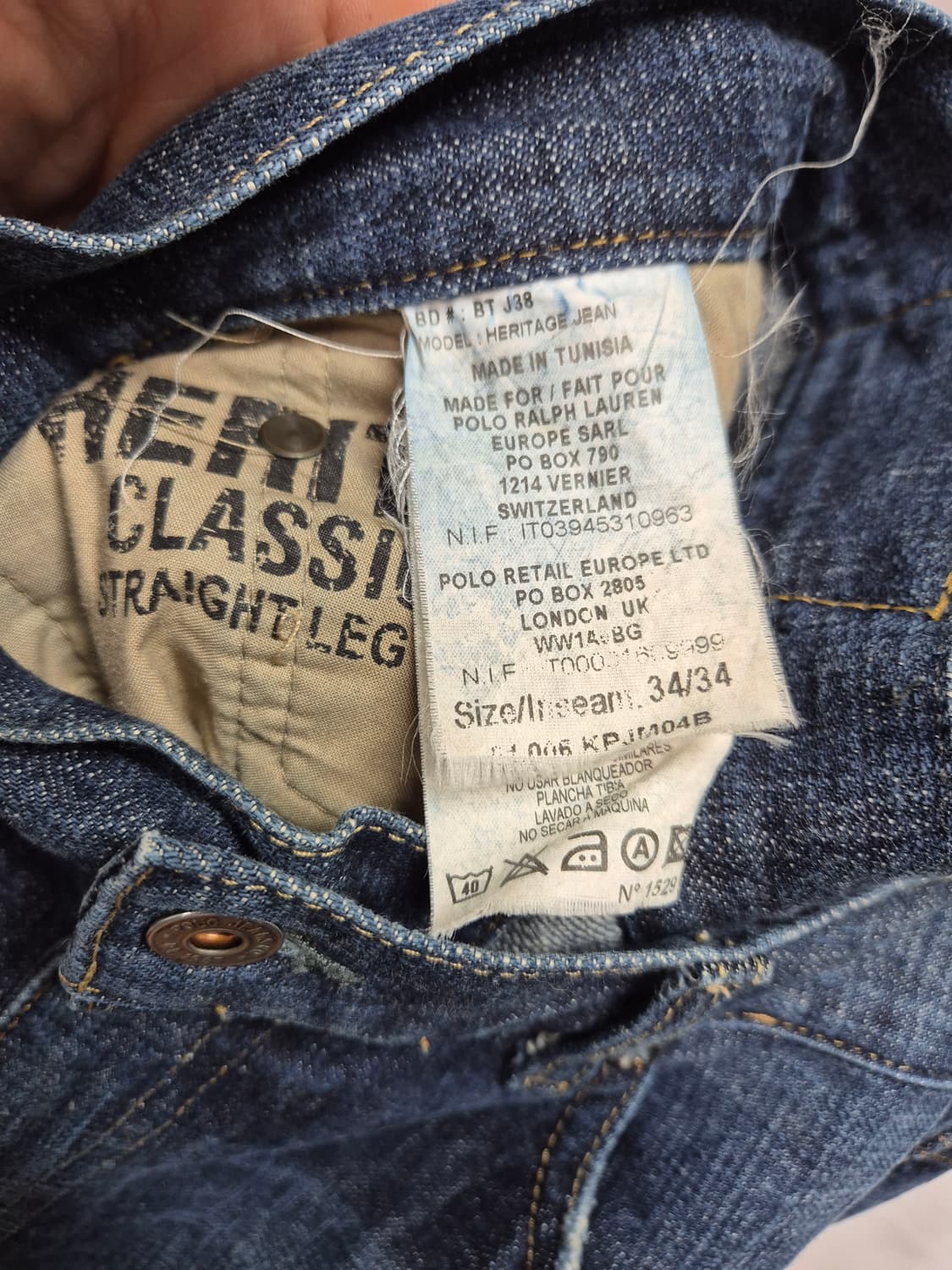 폴로 클래식 청바지  상품이미지3