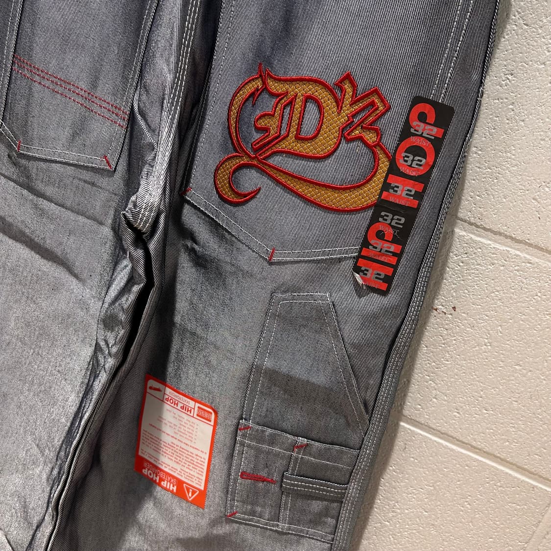 Hip-Hop Silver Bermuda Pants 상품이미지7