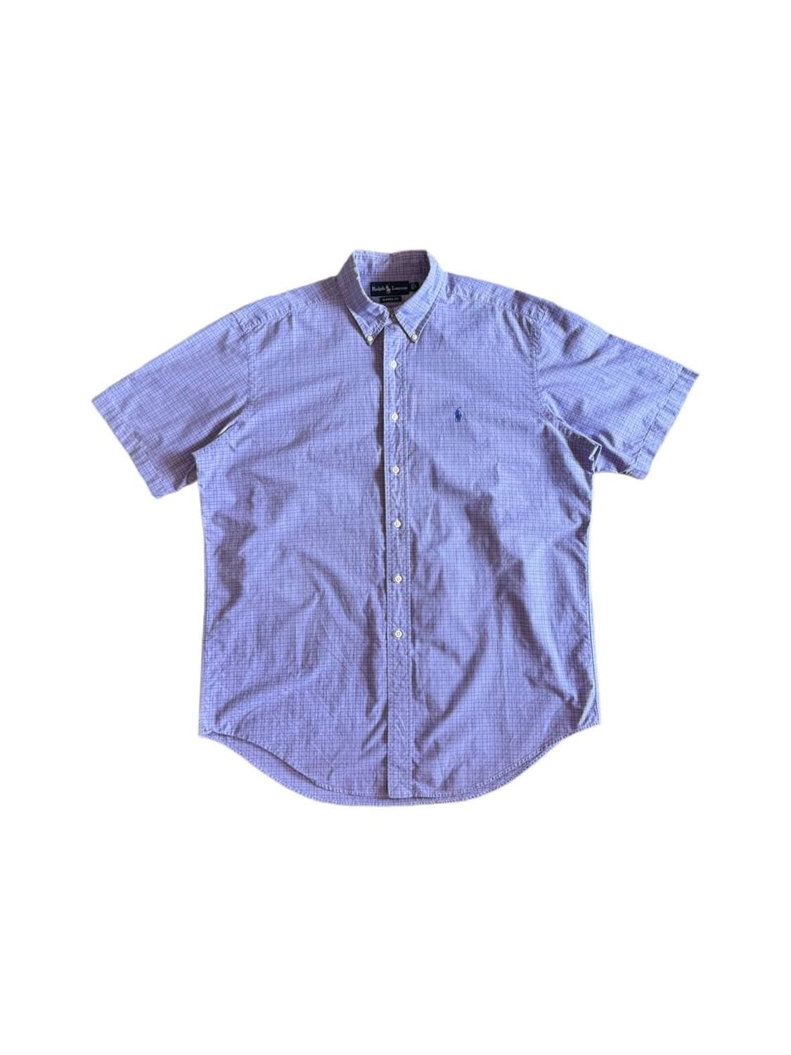 폴로 랄프로렌 버튼다운 반팔 체크셔츠 상품이미지1