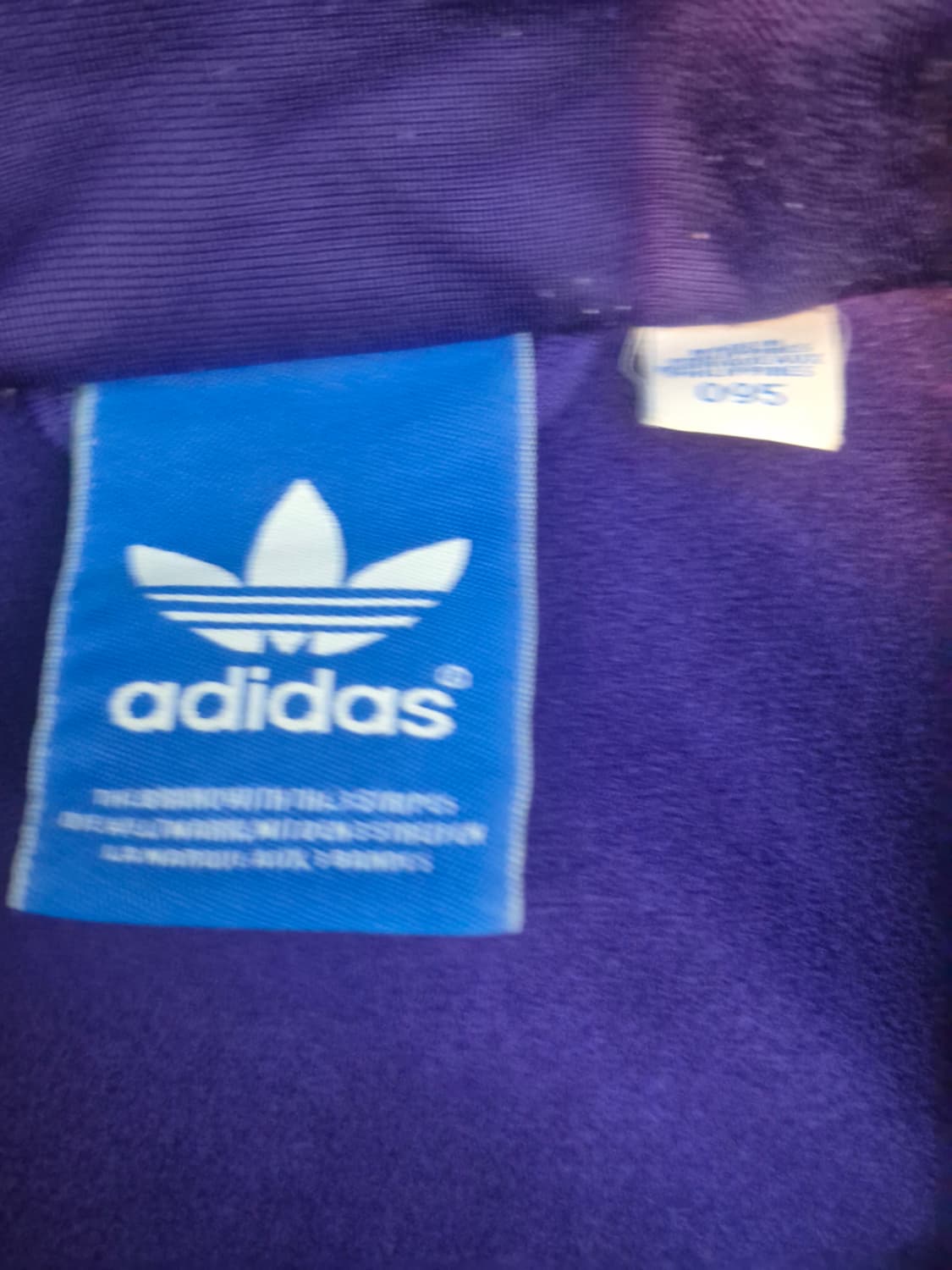 아디다스 구형 퍼플 트랙탑 95 상품이미지2