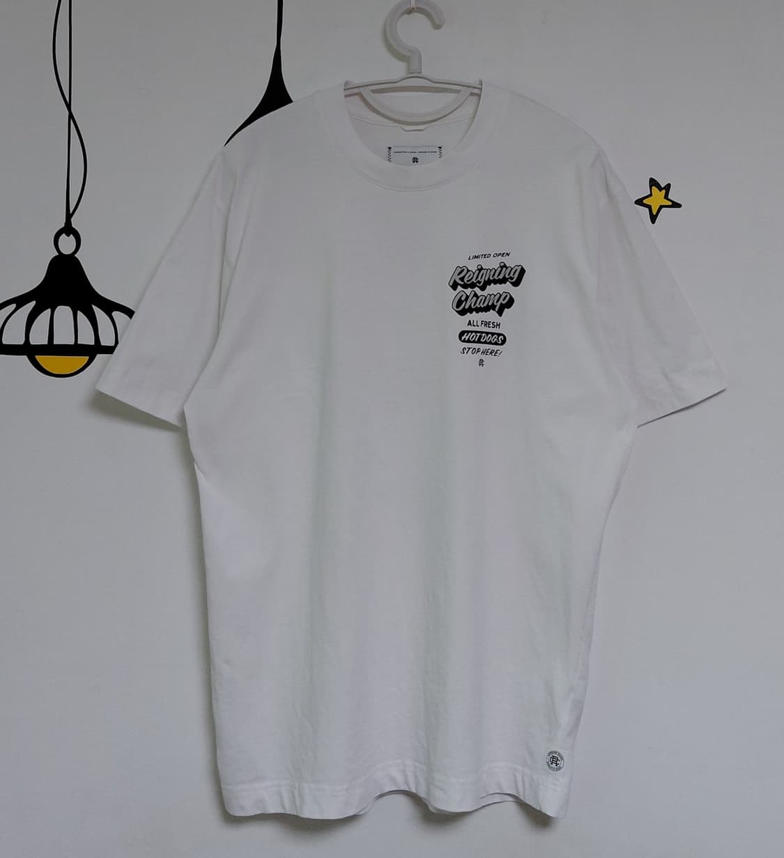 [M] Reigning Champ 핫도그 그래픽 반팔 티셔츠 상품이미지2