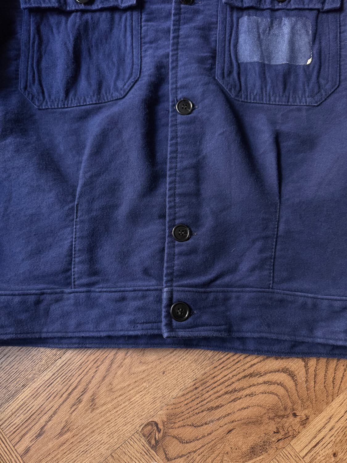 [M]90's 빈티지 트러커 타입 몰스킨 프렌치 워크자켓 상품이미지4