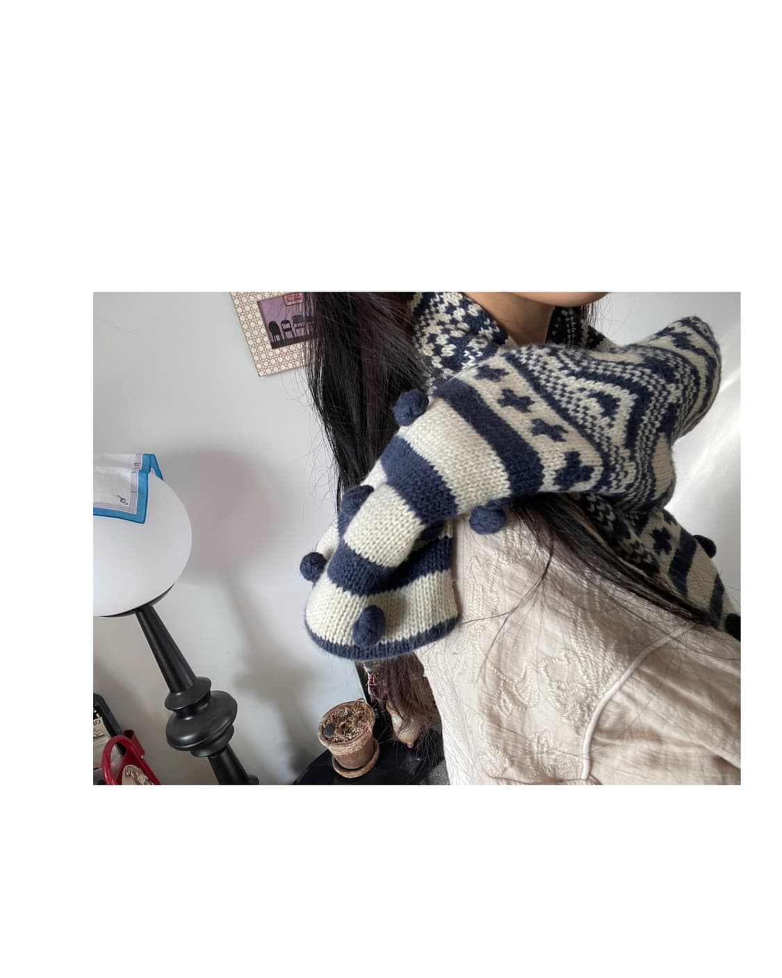 patterned muffler 상품이미지4