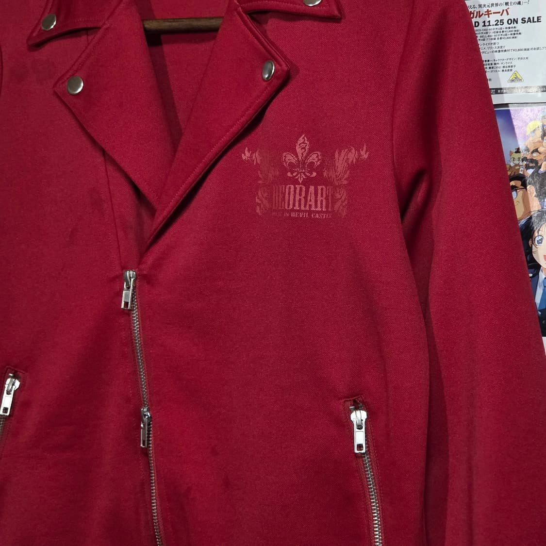 JPN 디오라토 펑크 스컬 투지퍼 라이더 자켓 상품이미지5