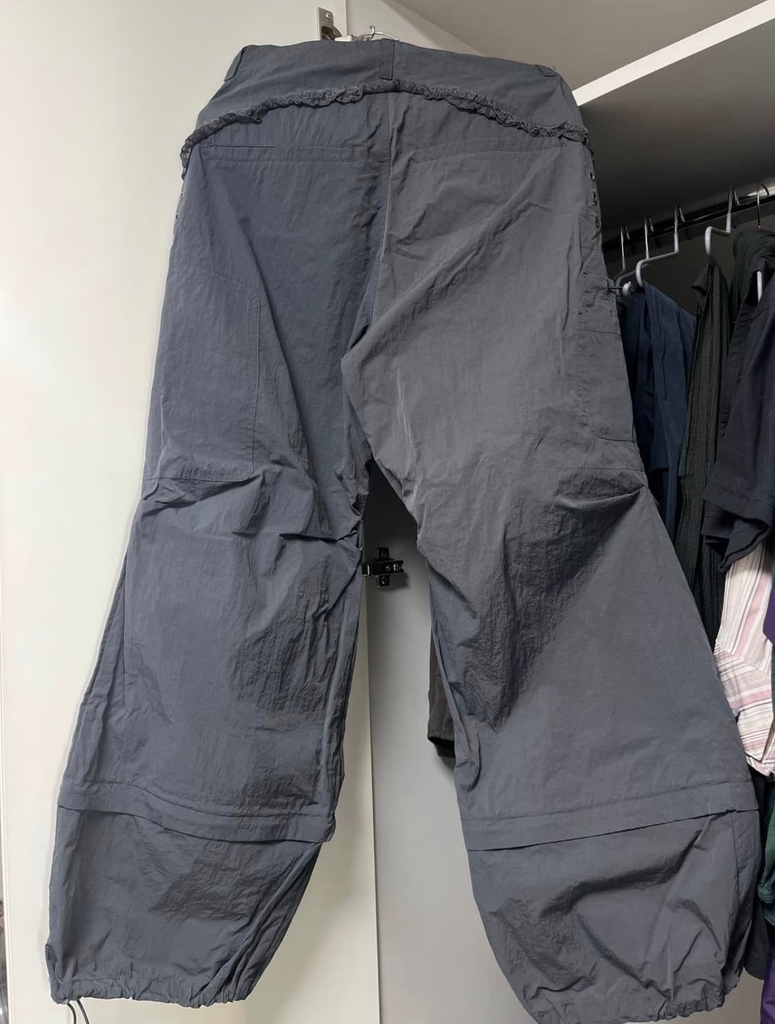 스마트어반유즈풀 코이세이오 레이스스트링팬츠 그레이 상품이미지3