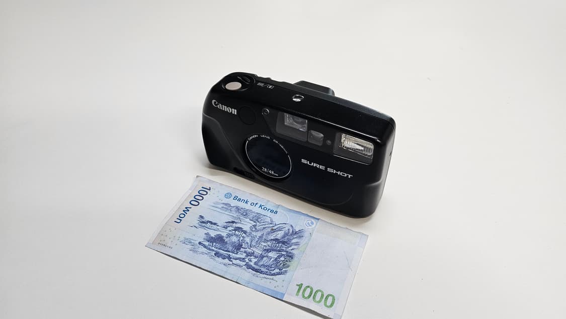 작례O 인물 최강 캐논 슈어샷 28/48 필름카메라 빈티지 필카 상품이미지1