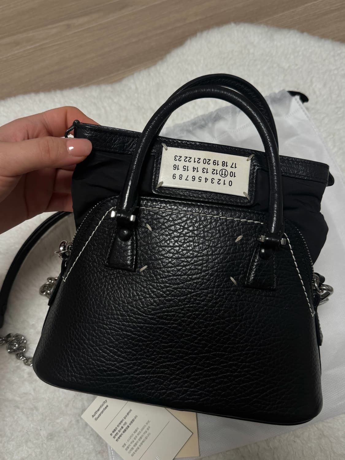 메종마르지엘라 5AC 마이크로백 블랙 상품이미지2