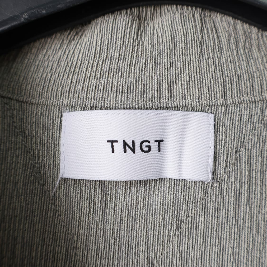100/TNGT 키노시타 시어서커 반팔 하프집업 상품이미지6