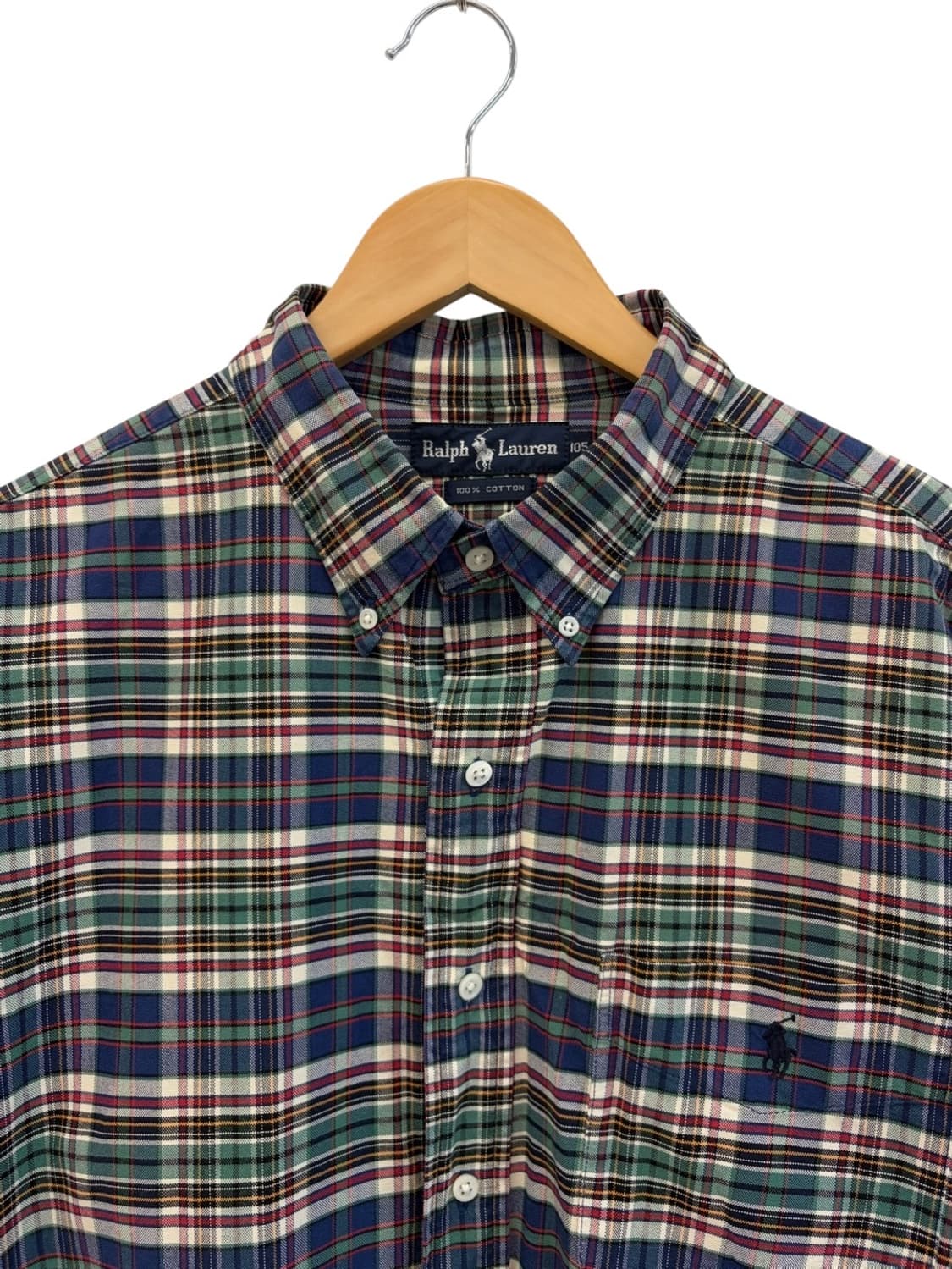 90년대 폴로 마드라스 체크셔츠 (XL) 상품이미지2