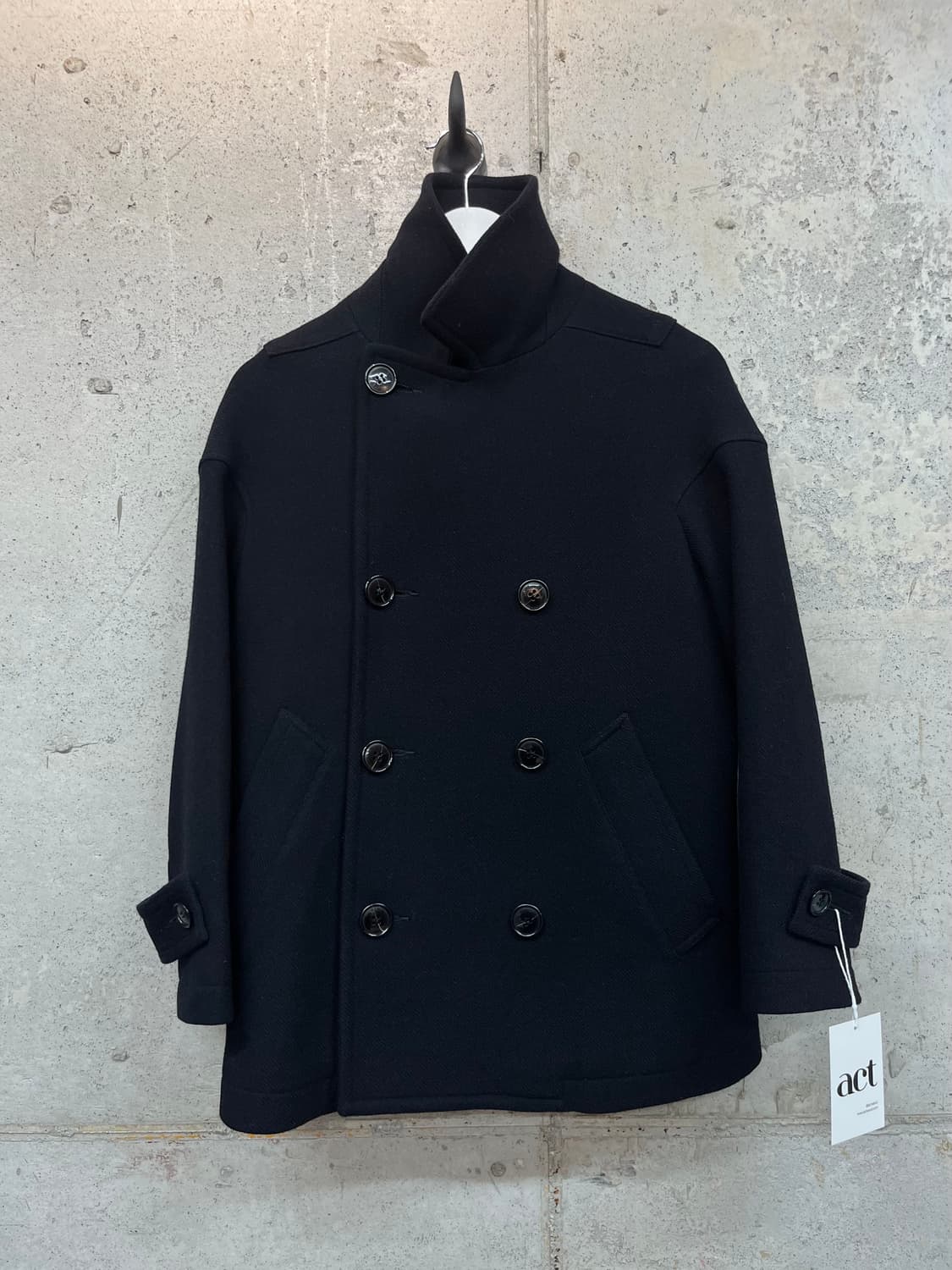 ZUCCA 피코트 네이비 상품이미지7