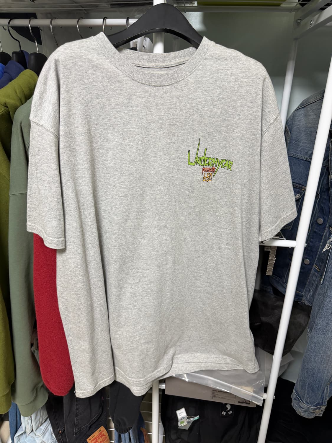 언더마이카 POC-650 베이직 반팔 티셔츠 멜란지 Size 1 상품이미지4