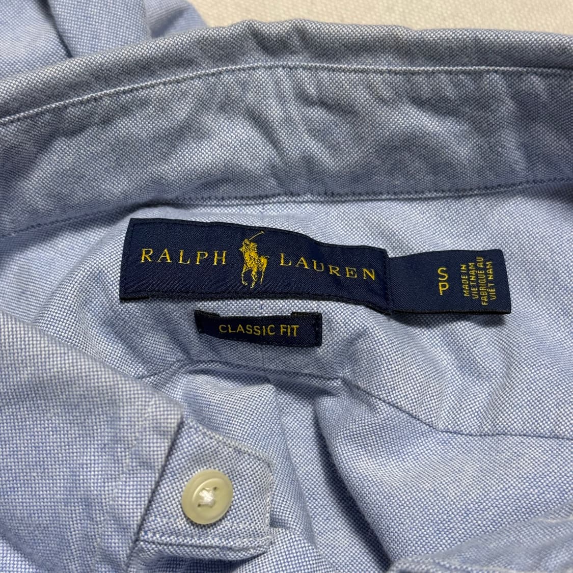S 폴로 랄프로렌 스카이블루 옥스퍼드 셔츠  상품이미지4