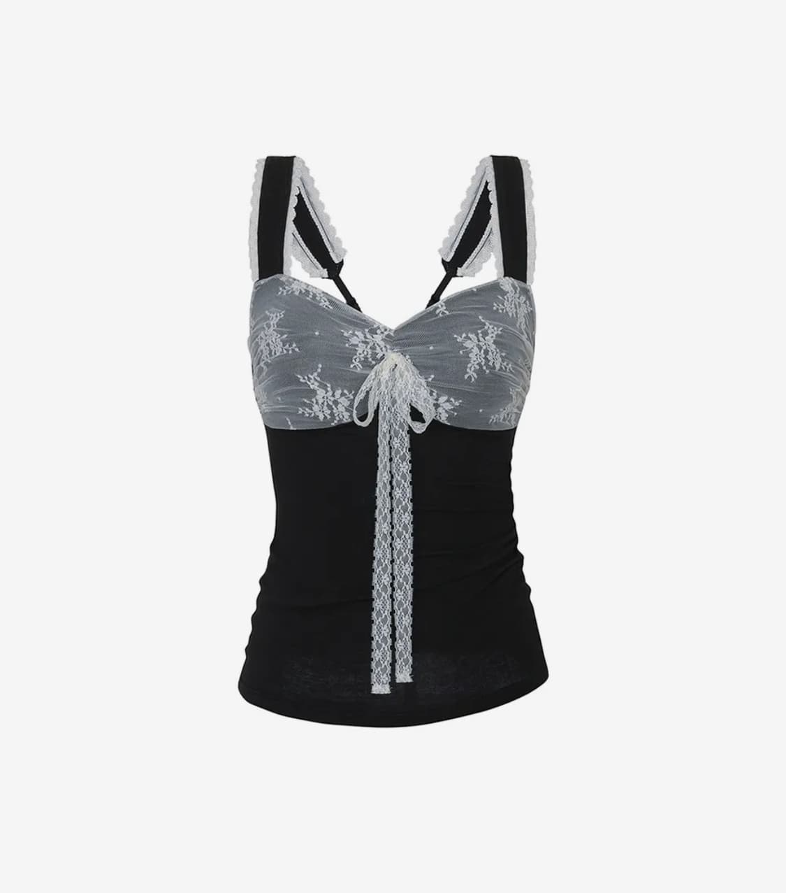 페인오어플레져 ANEMONE TOP black 탑나시 상품이미지1