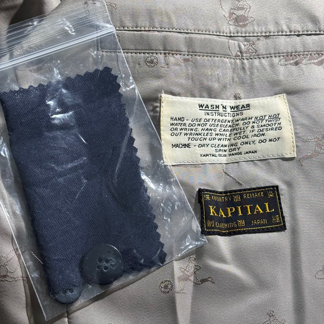 3) kapital 캐피탈 스카프 더블 자켓 상품이미지4