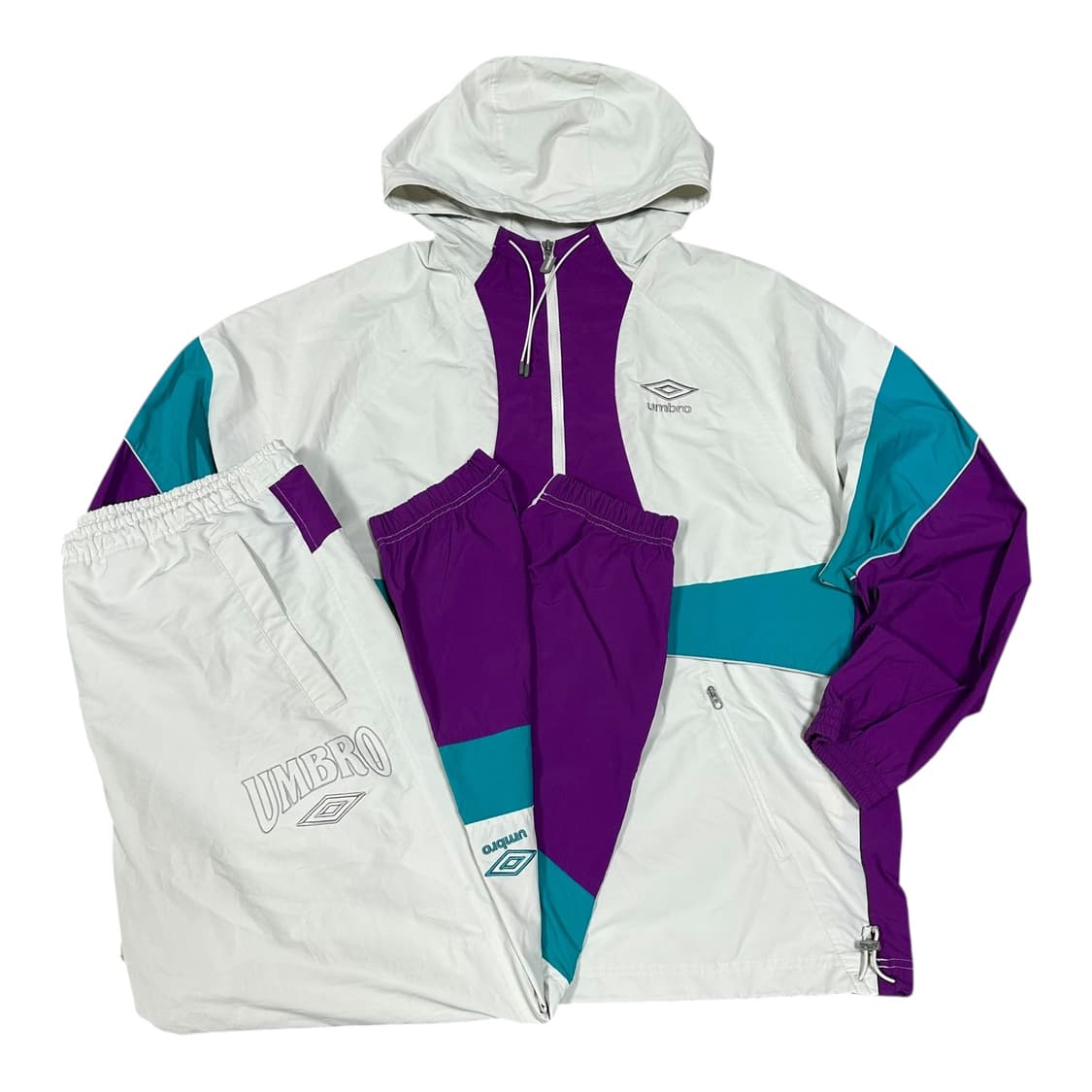 ✨ (세트) 엄브로 배색 아노락 바람막이  상품이미지1