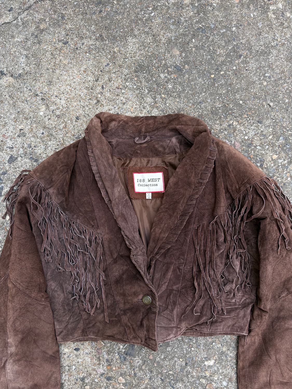 188 WEST Collection   브라운 웨스턴 자켓 상품이미지6