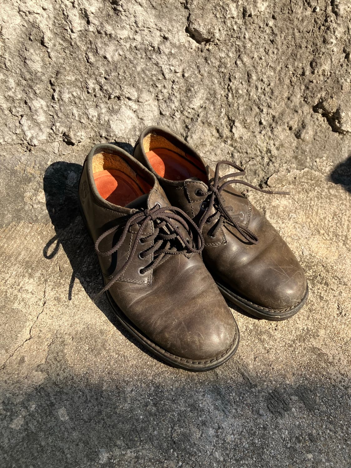 260) Timberland 다크브라운 레더 워크 슈즈 상품이미지1