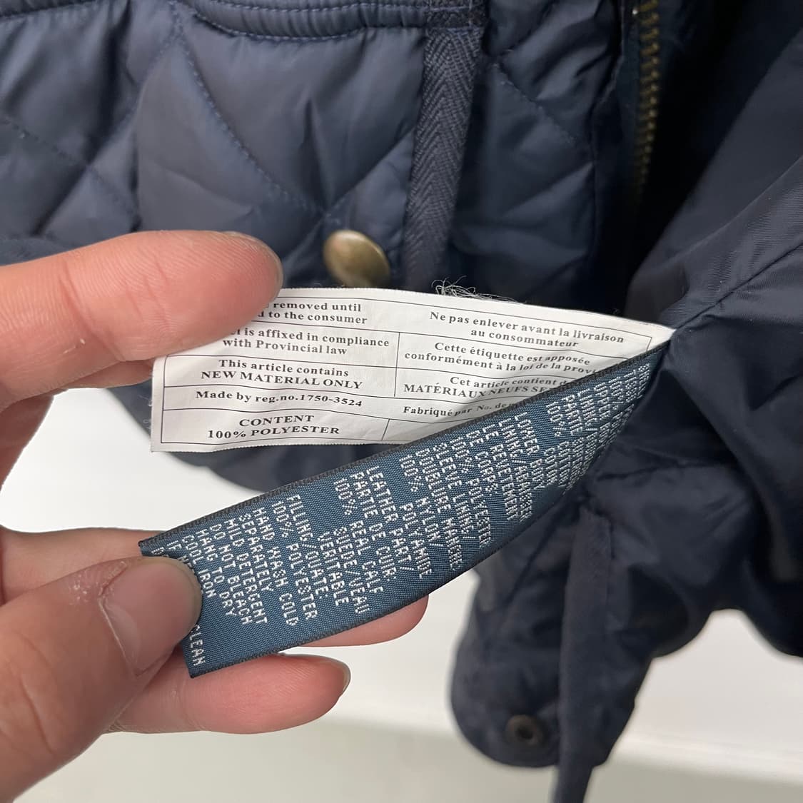 폴로 랄프로렌 네이비 퀼팅 자켓 남s 상품이미지10