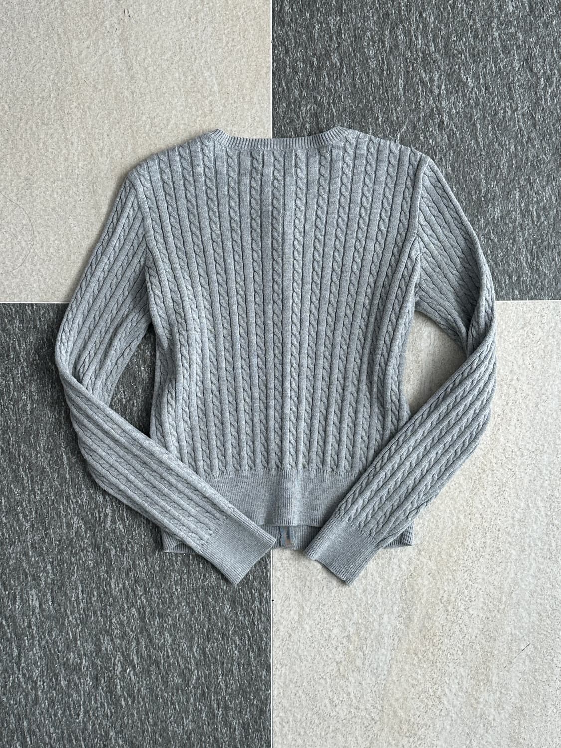 폴로 랄프로렌 그레이 케이블 니트 가디건 상품이미지2