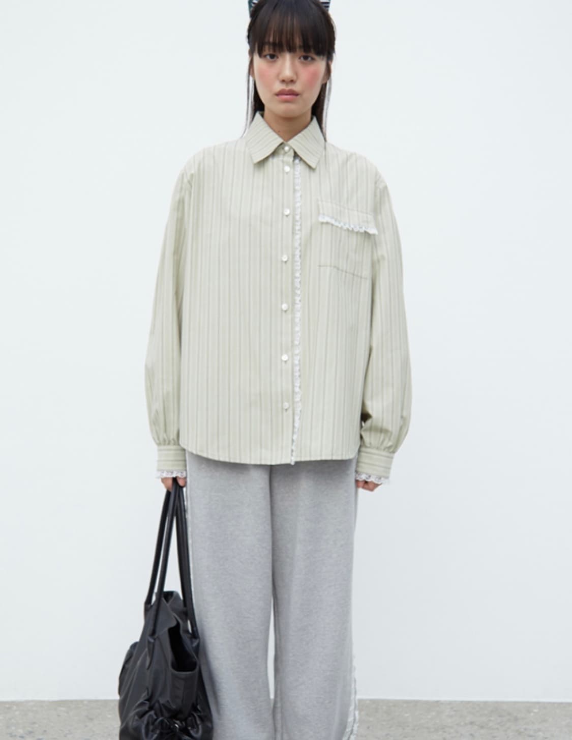 졸리레이드 Frannie oversized shirt  상품이미지2