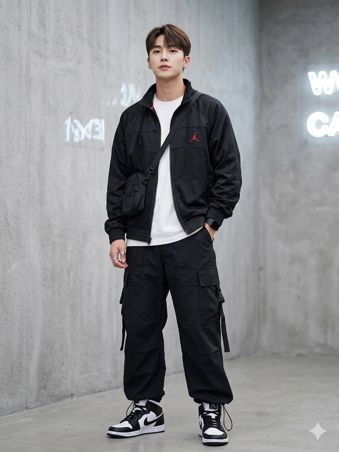 나이키 조던 점프맨 우븐 트랙 자켓 블랙 상품이미지1