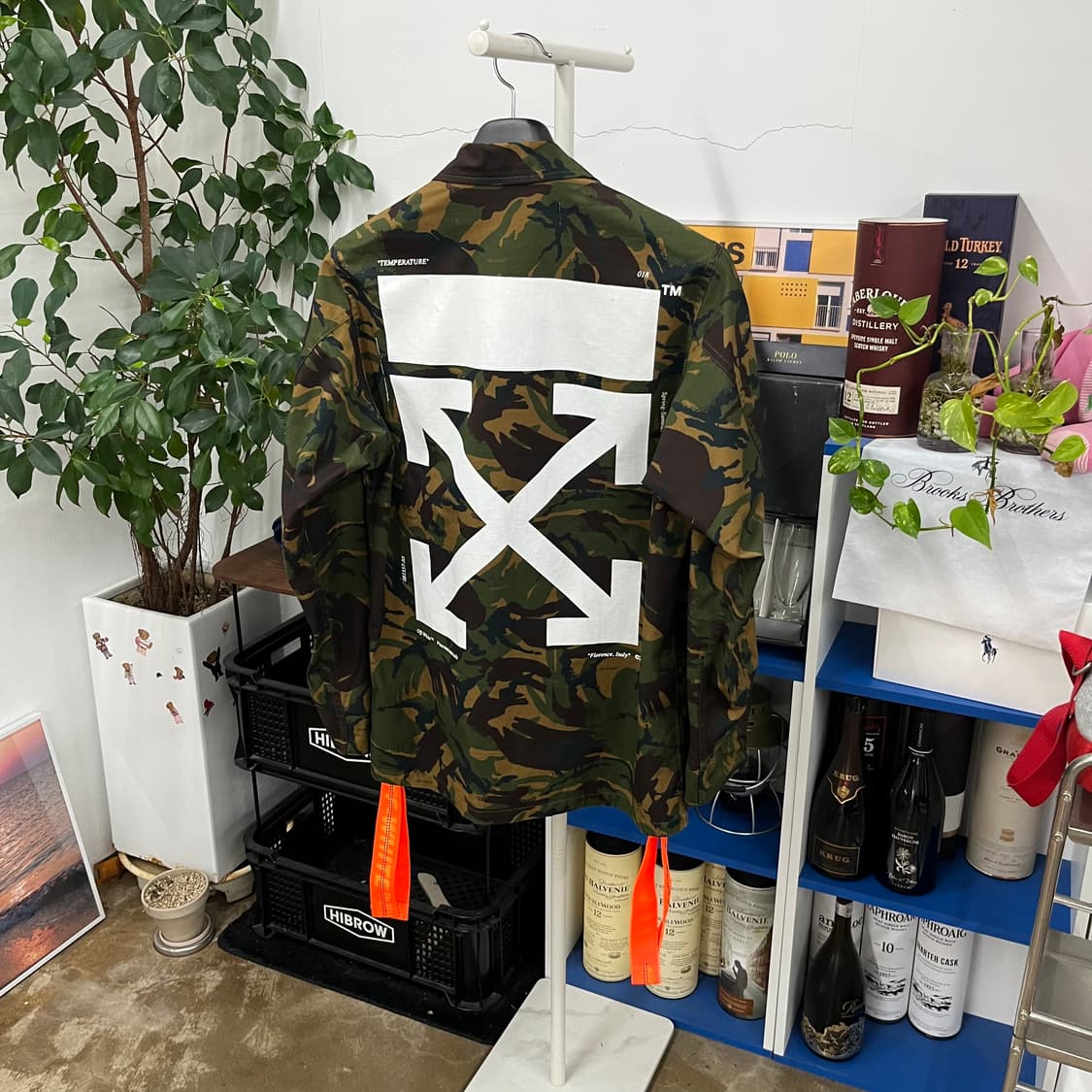 오프화이트 카모플라주 필드자켓 XXS 상품이미지6