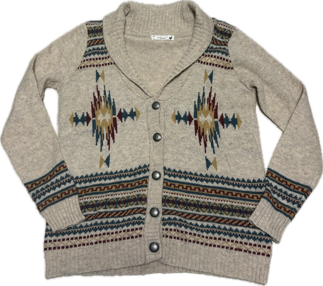 빈티지 어스뮤직 히피 에스닉 가디건 상품이미지1