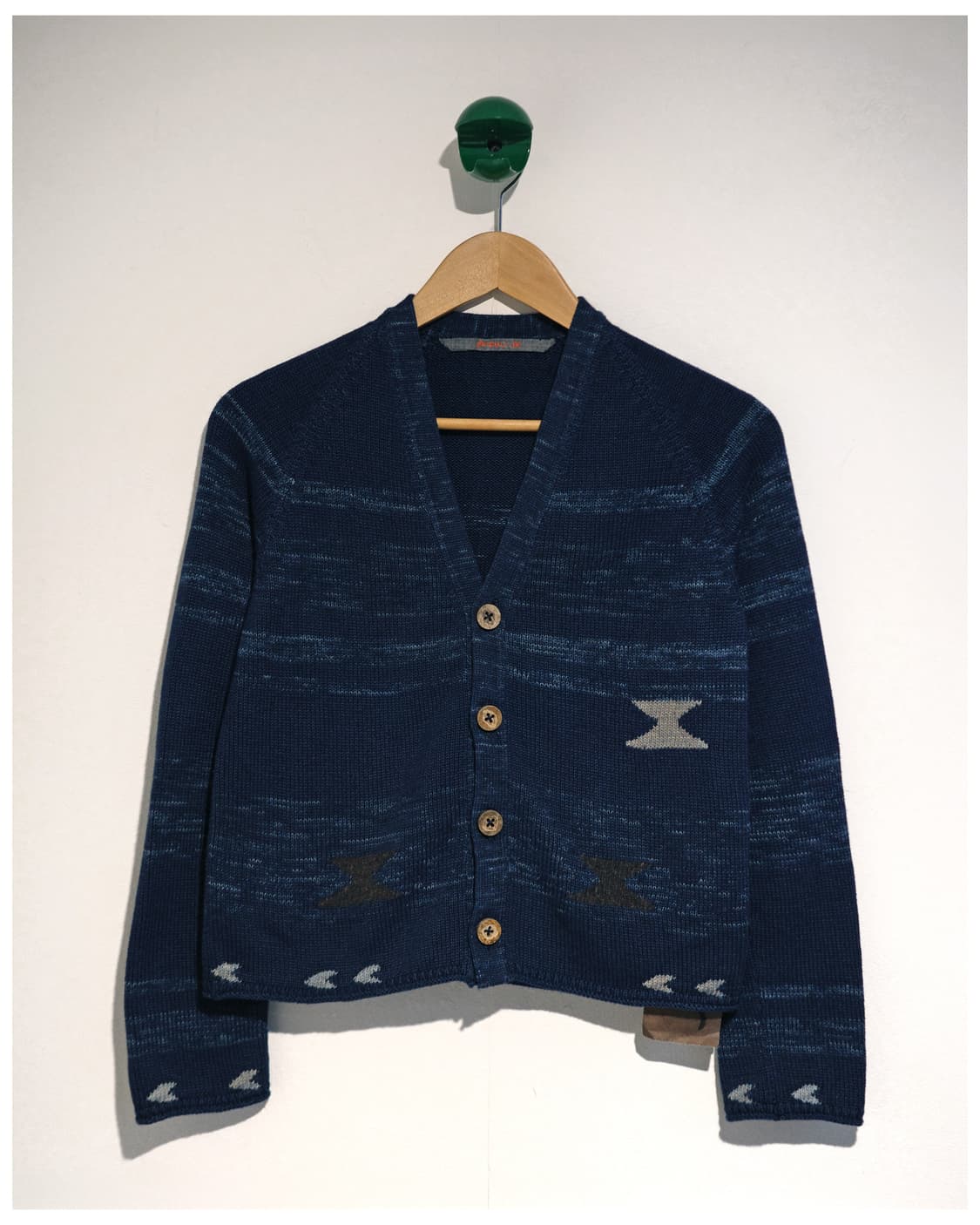 45R 코튼 자카드 가디건 2사이즈 (추천 44-55) 상품이미지1