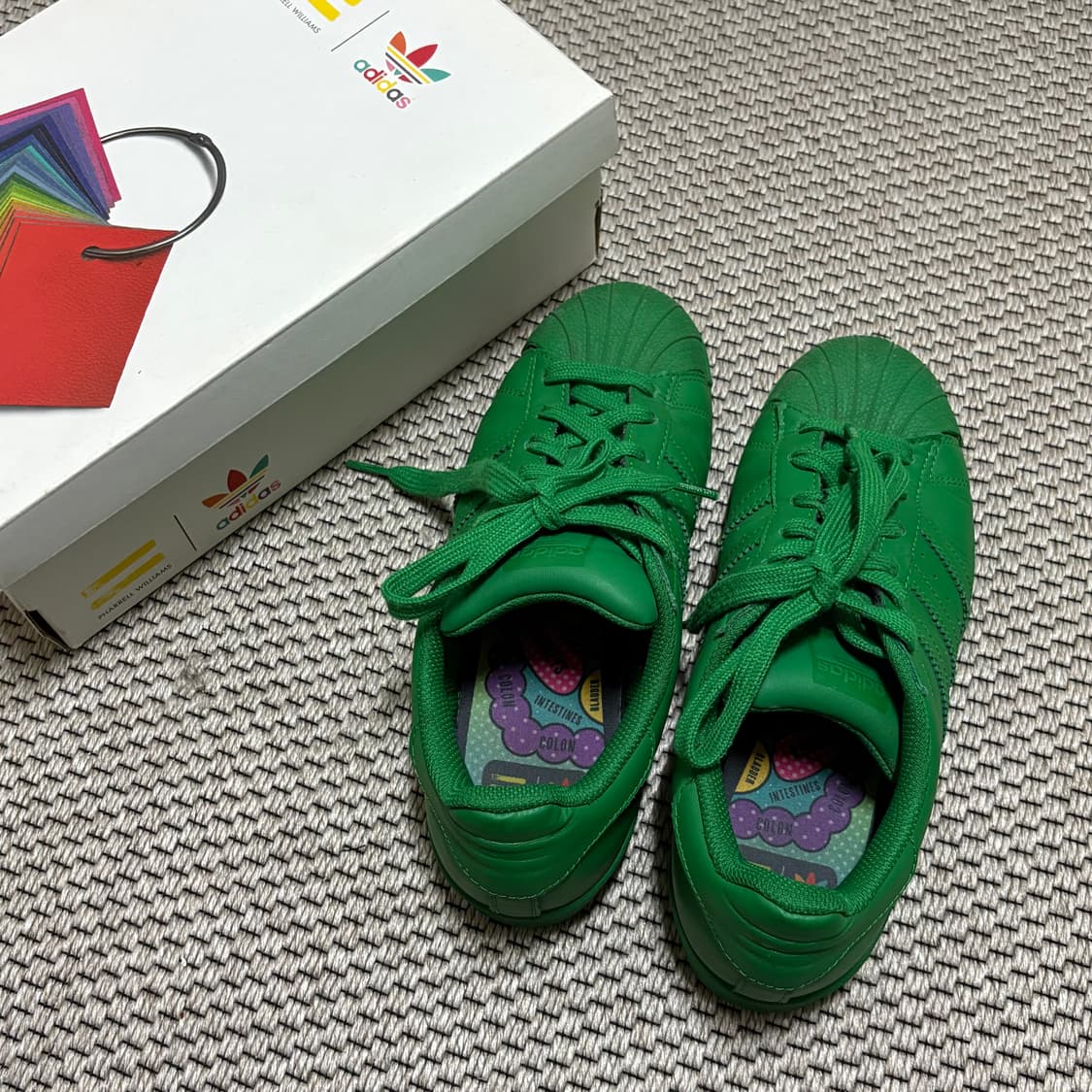 아디다스 퍼렐 슈퍼스타 그린 상품이미지2