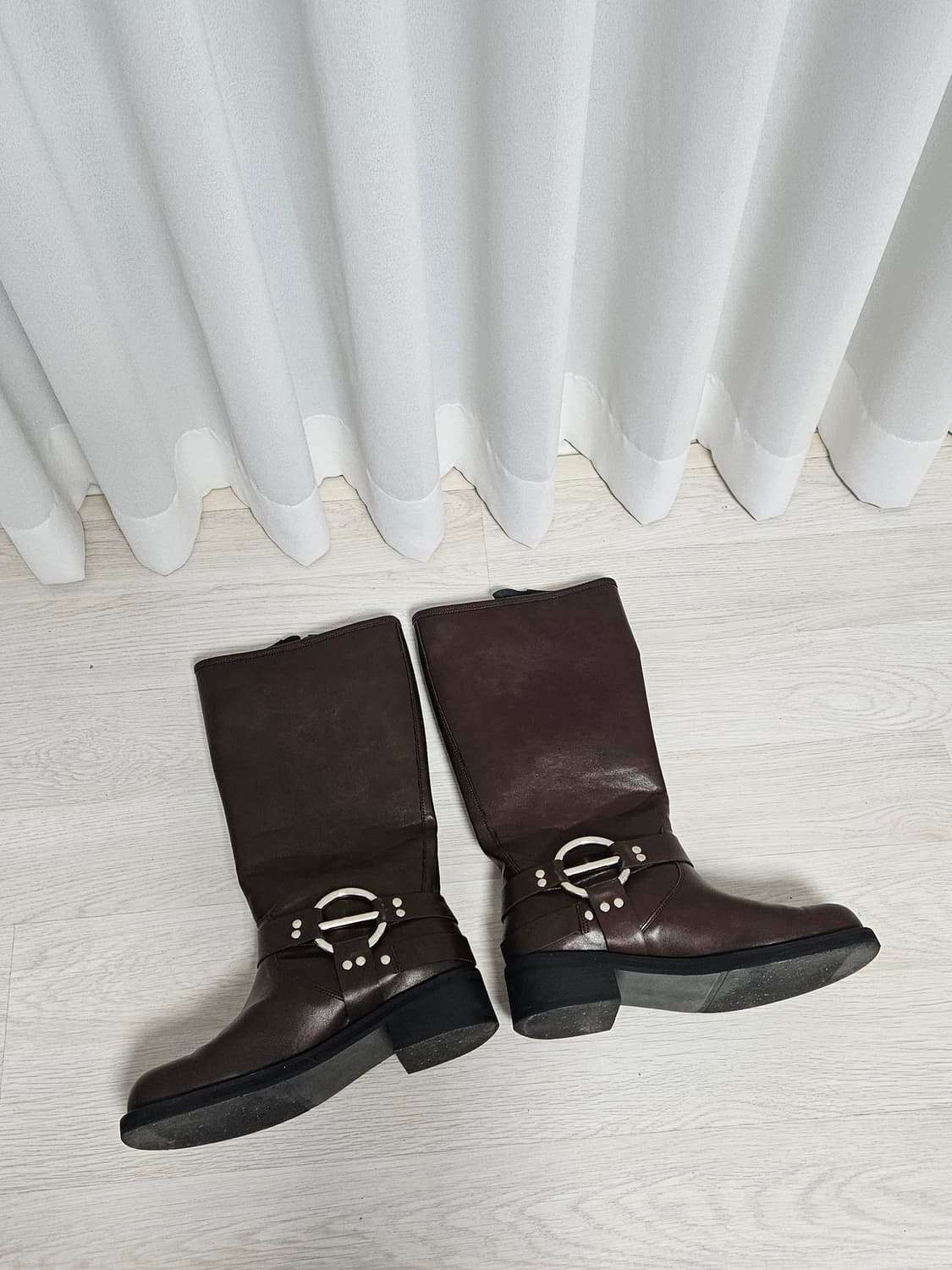 버클하프부츠 브라운 245mm 상품이미지5