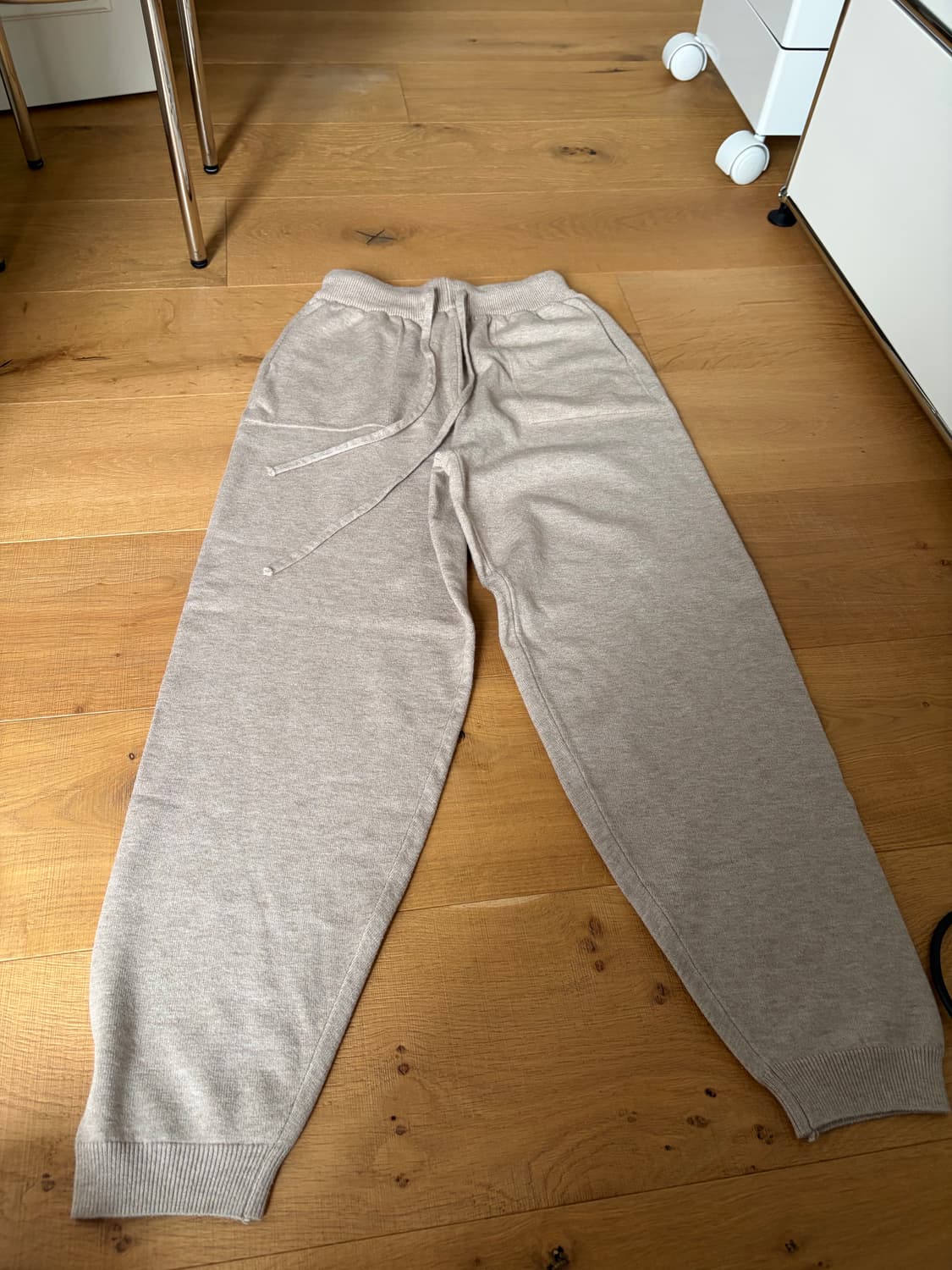 베이지 니트 조거팬츠  상품이미지1