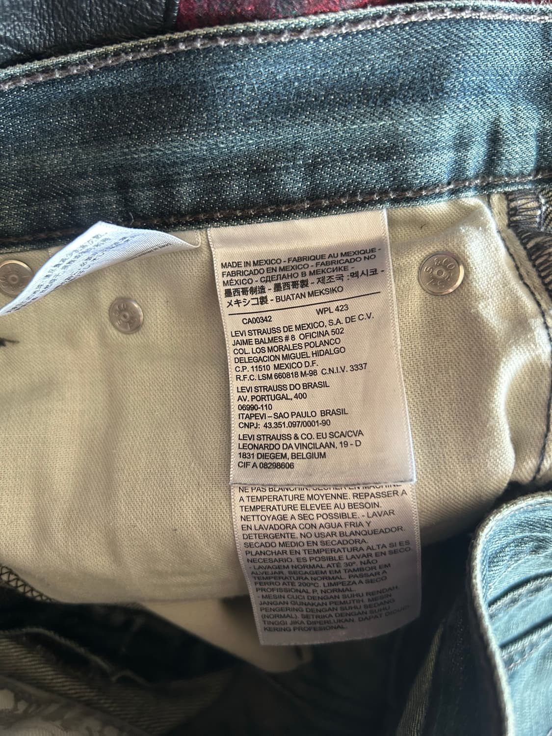 리바이스527 로우부츠컷 33in 상품이미지7