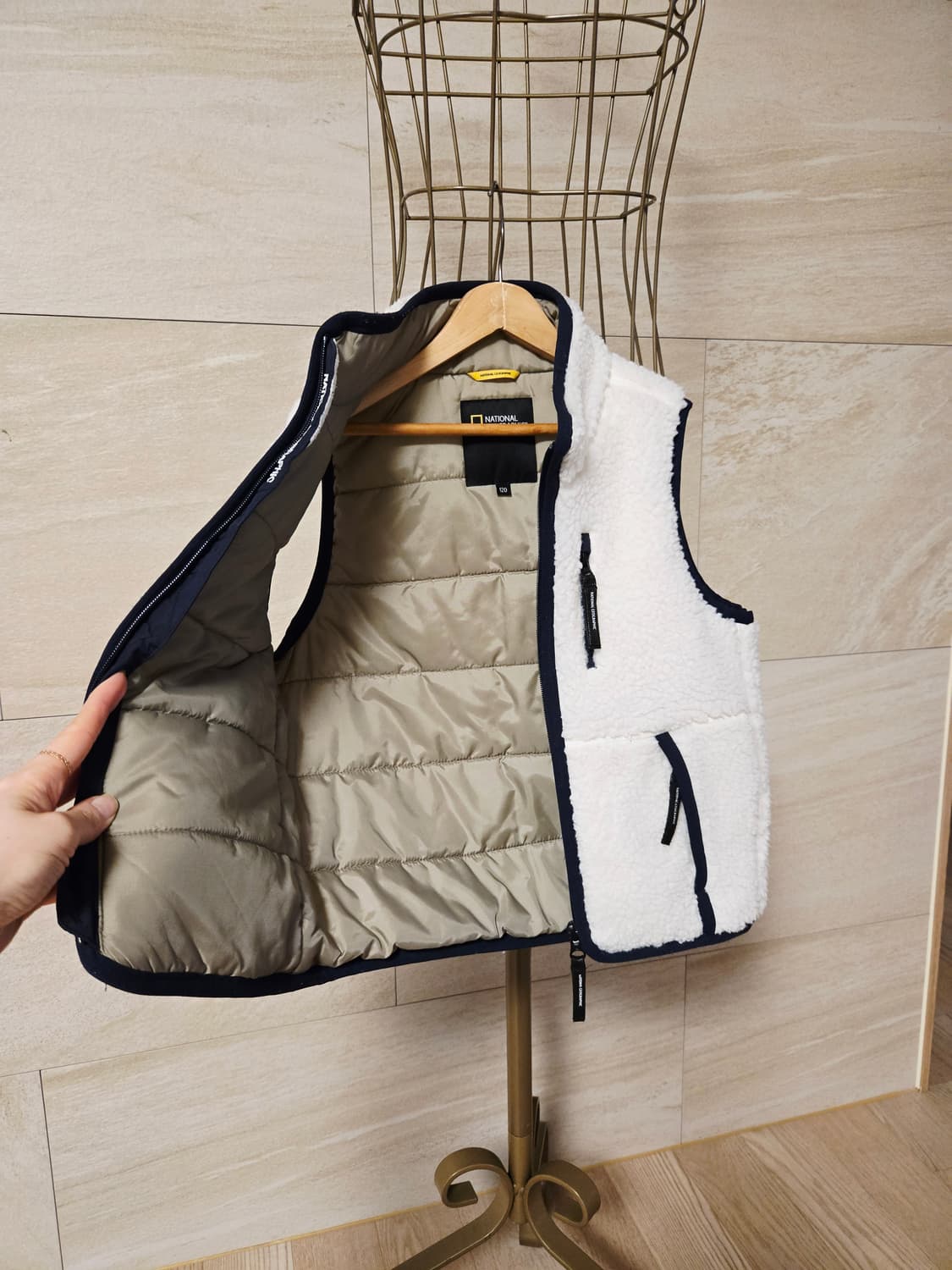 [120] 내셔널지오그래픽 아동 플리스 패딩 조끼 상품이미지7