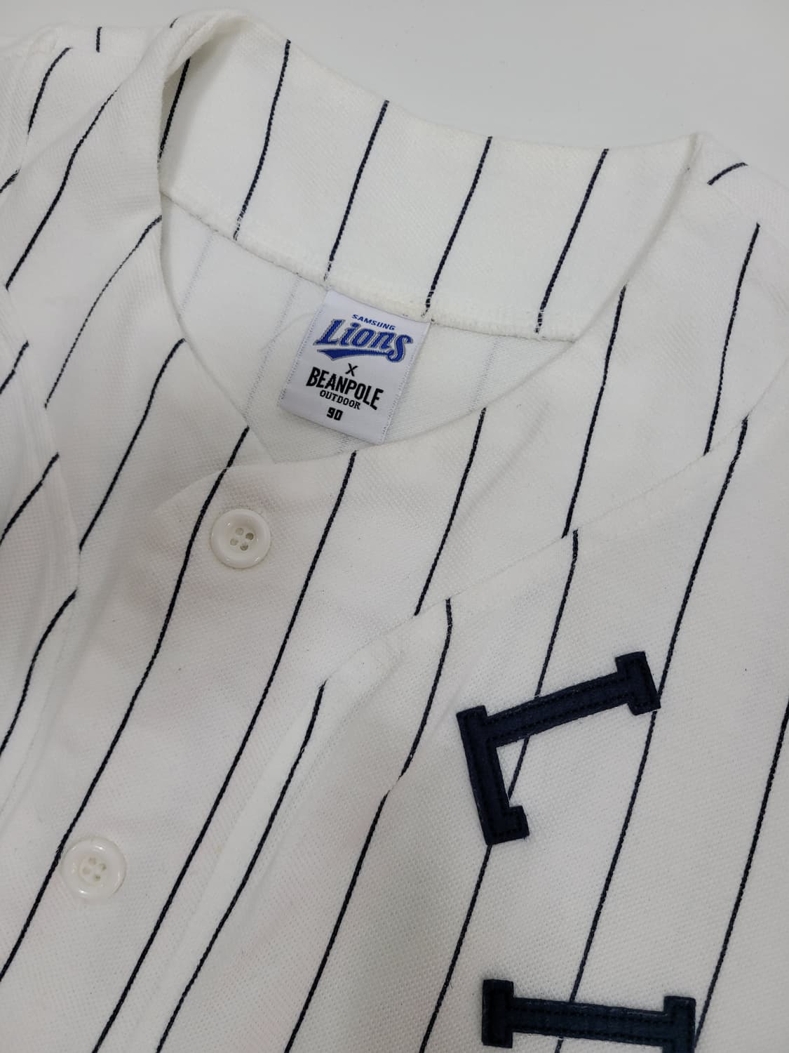 삼성라이온즈 빈폴 유니폼 / 90 화이트
 상품이미지4