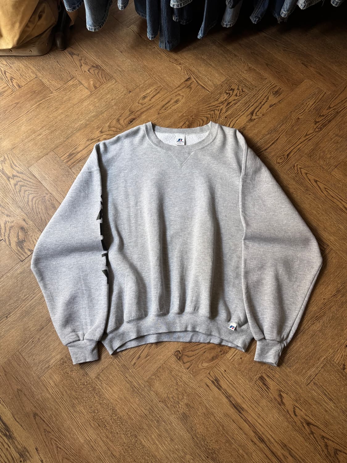 [2XL]Russell USA 러셀 LYDIG 프린팅 그레이 스웻셔츠 상품이미지6