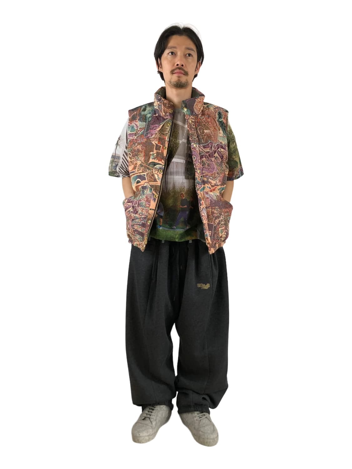 [L] 블레스 그래피티 푸퍼 베스트 상품이미지2