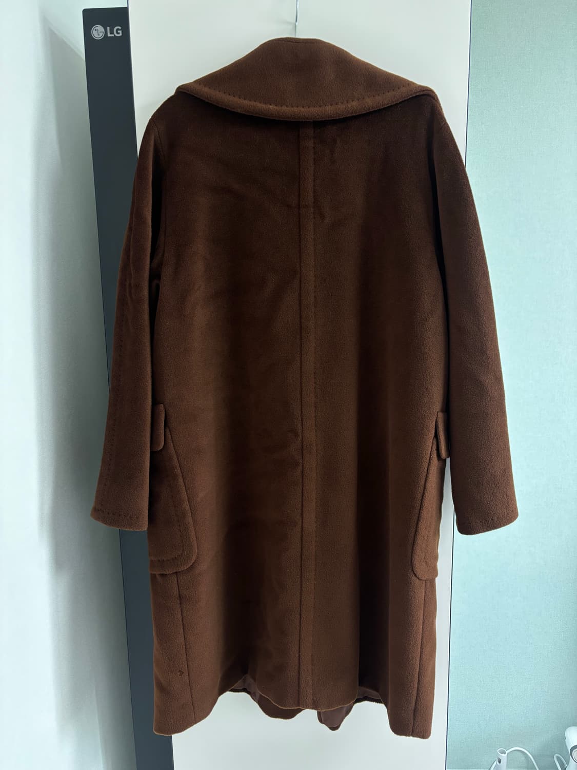 막스마라 브라운 버진 울 캐시미어 코트 상품이미지5
