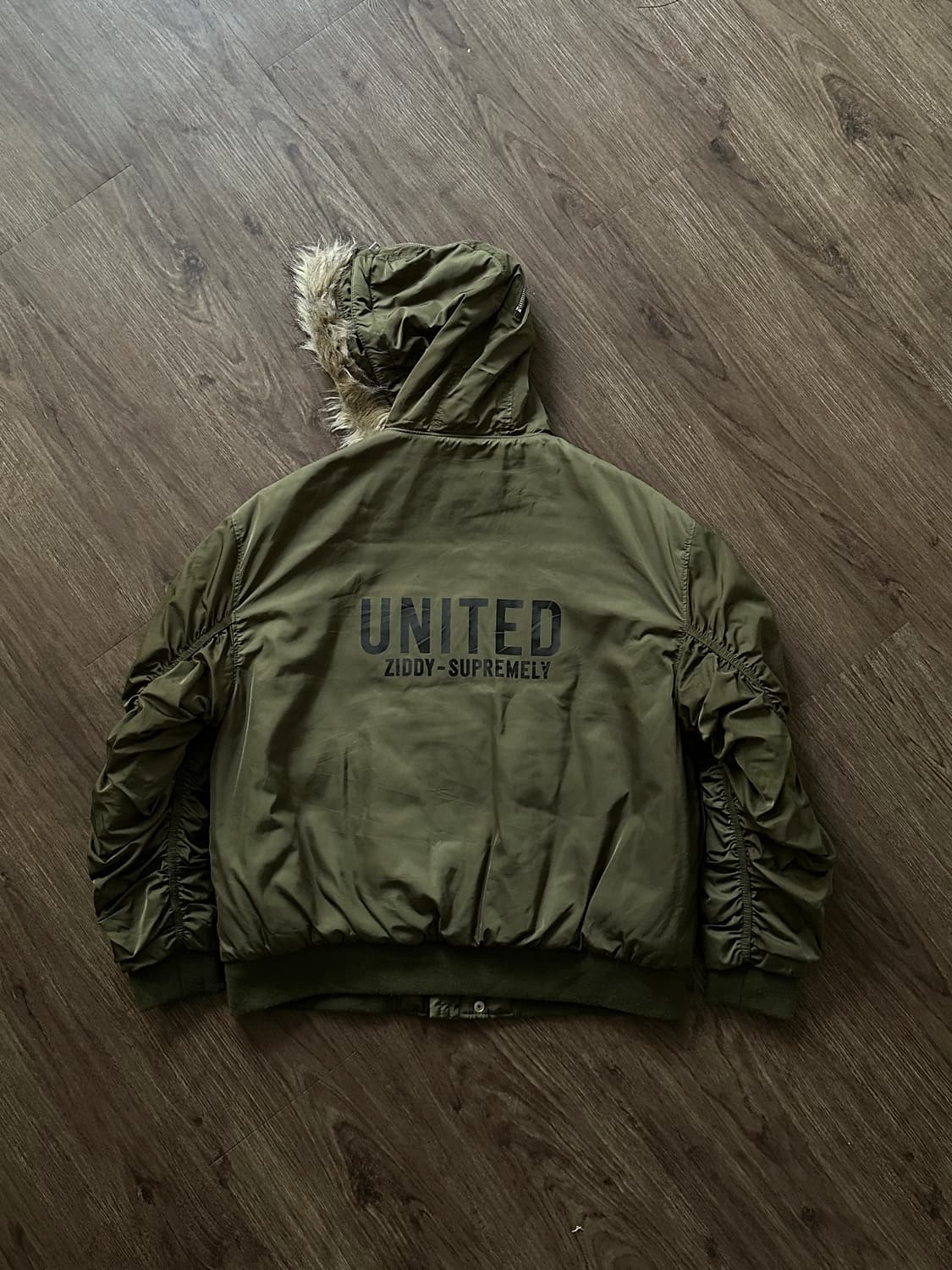 Ziddy 플라이트 후드 봄버 상품이미지8