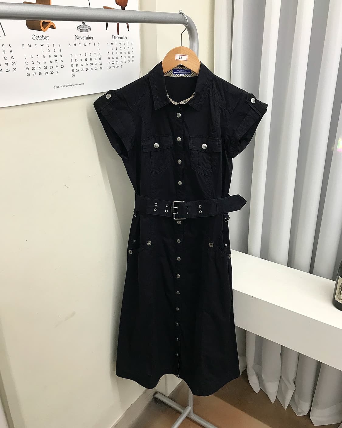 버버리 백로고 은장 벨트 원피스 상품이미지1