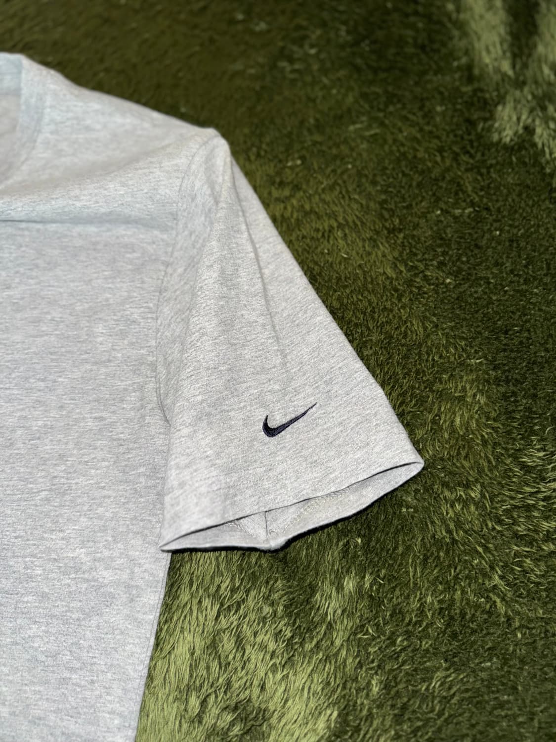 [S] 00s 나이키 Dept 카오스 스티치드 그래픽 티셔츠 그레이 상품이미지4