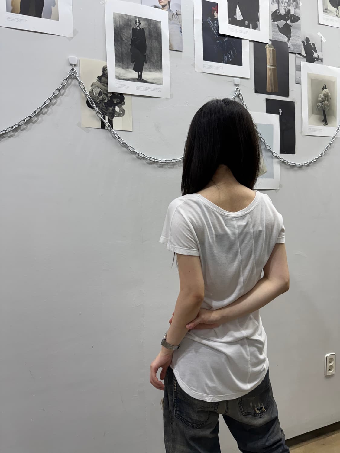릴리전 그런지 실루엣 티셔츠 상품이미지4